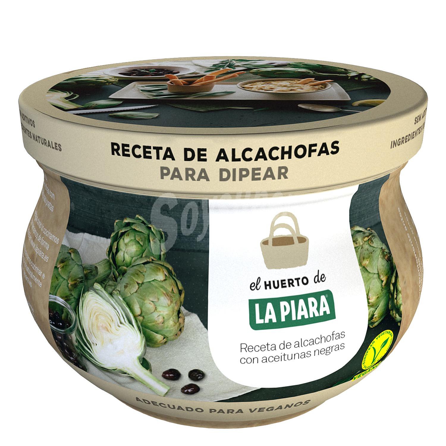 Receta de alcachofas con aceitunas negras para dipear La Piara