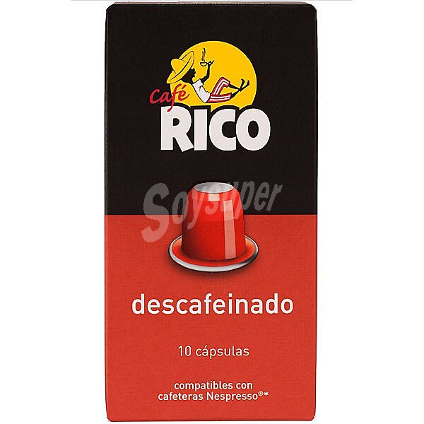 Café descafeinado compatibles con máquinas Nespresso