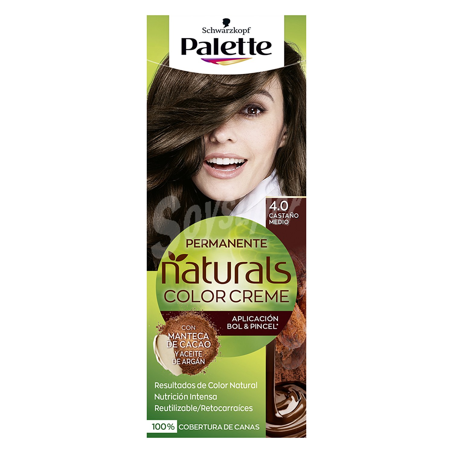 Naturals creme tinte Castaño Medio Nº 4.0 caja 1 ud