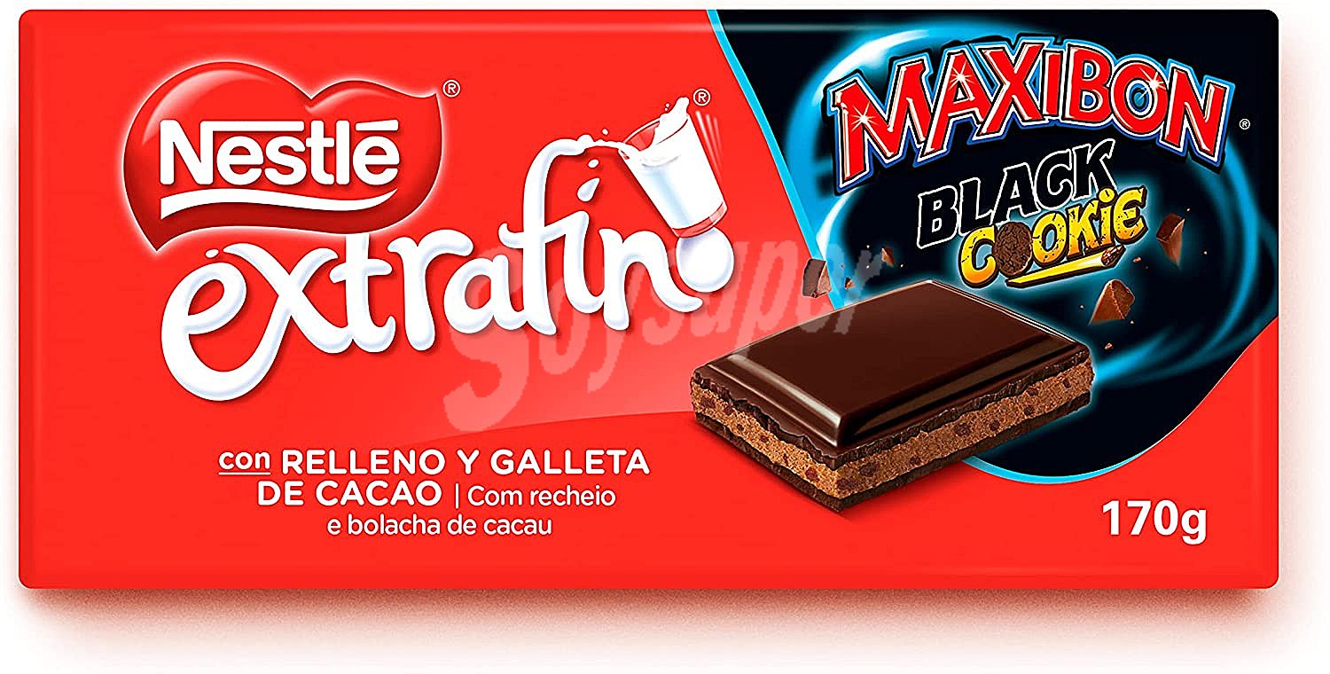 Chocolate extrafino maxibón black