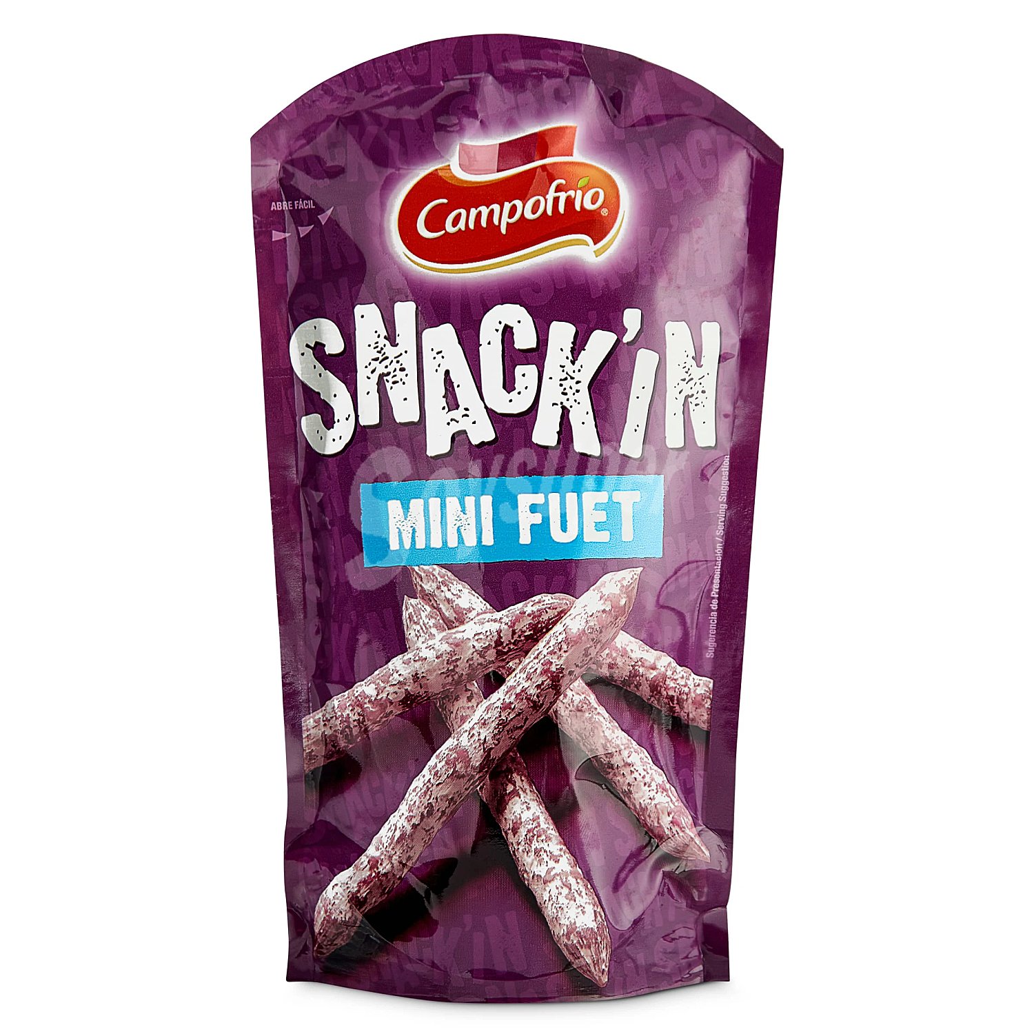 Mini fuet, ideal para tomar como snack campofrío Snack´in