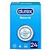 Preservativos natural plus durex, caja 24 uds.