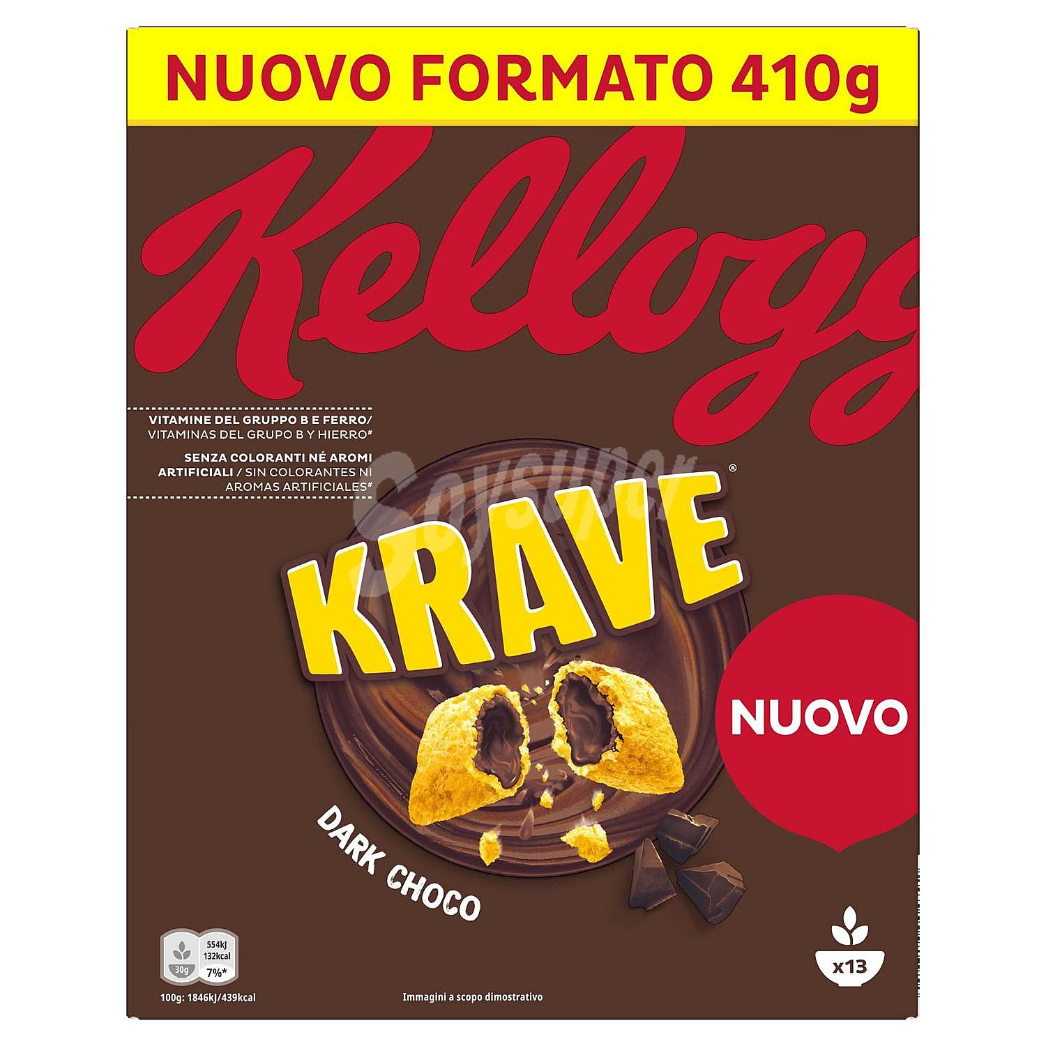 Cereales con chocolate negro Krave Kellogg's