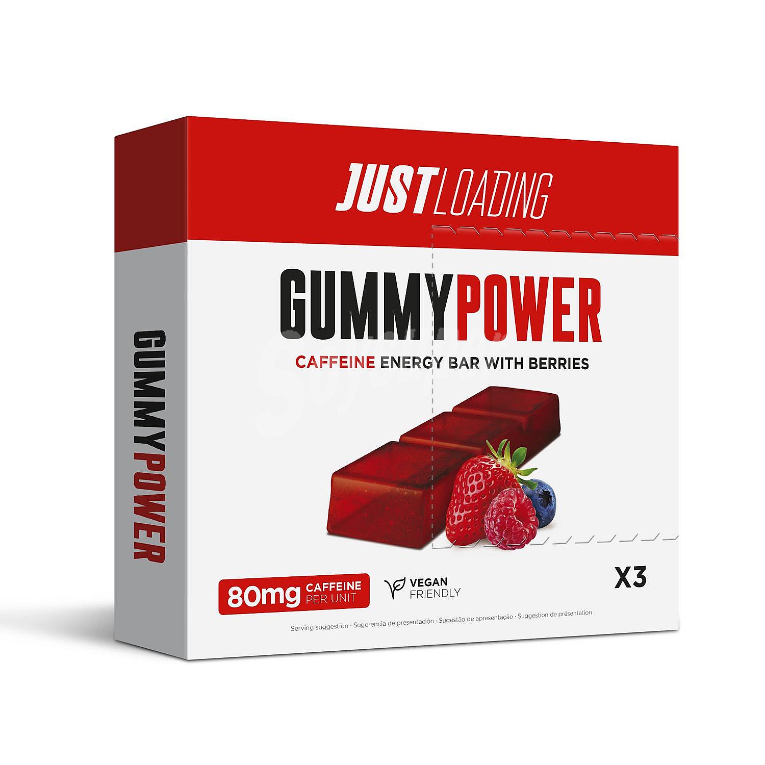 Barrita energénica con cafeína Gummy Power