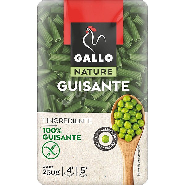 Macarrones de guisantes Gallo Nature sin gluten