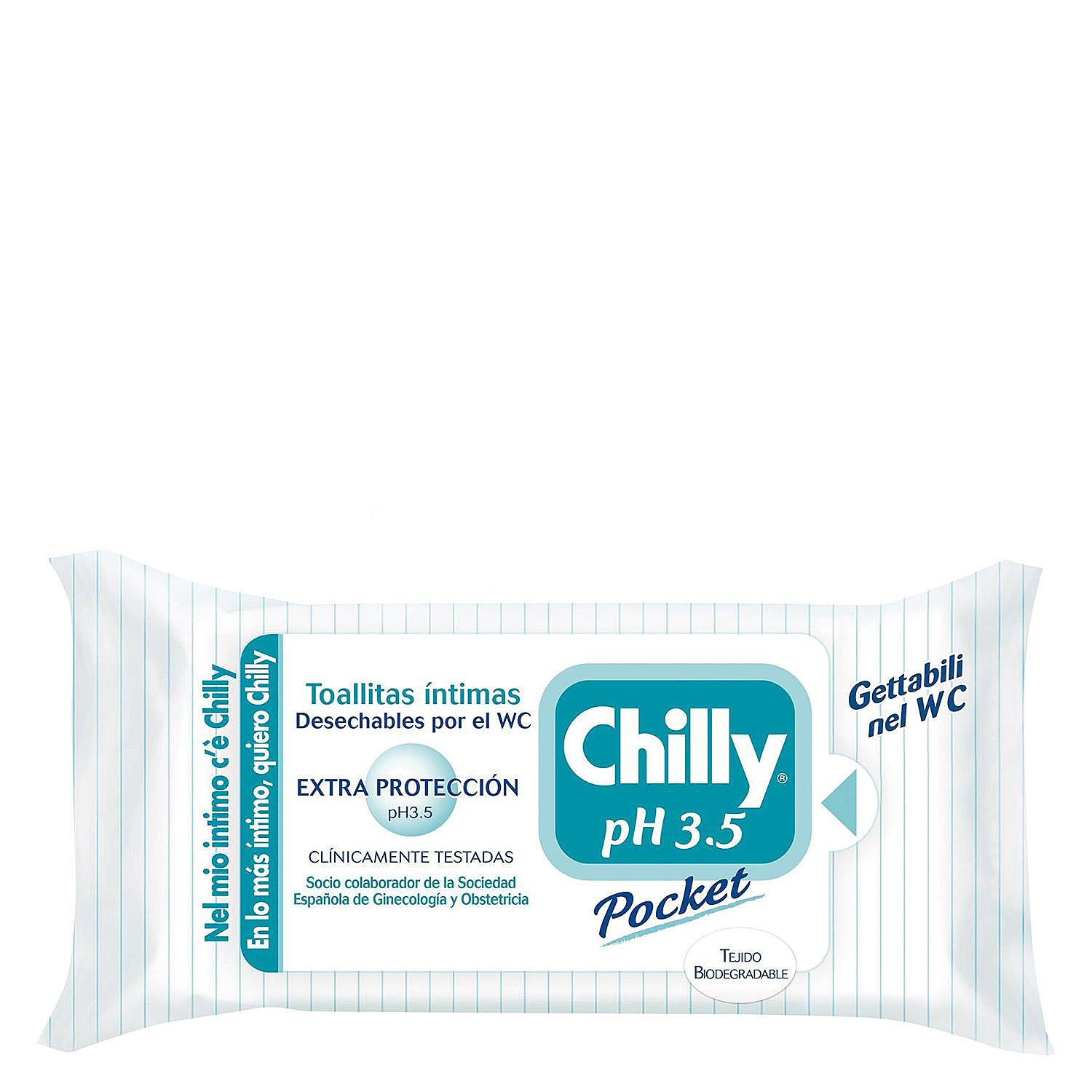 Toallitas íntimas desechables Extra protección Chilly