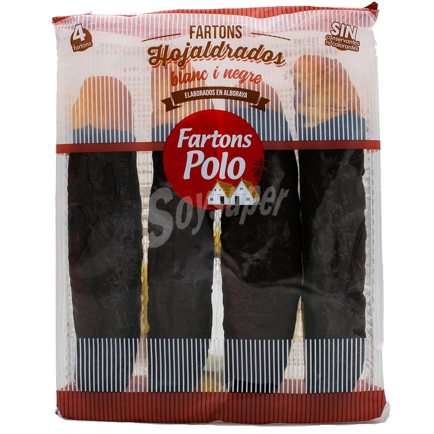 Fartons hojalfrados blanc i negre Polo