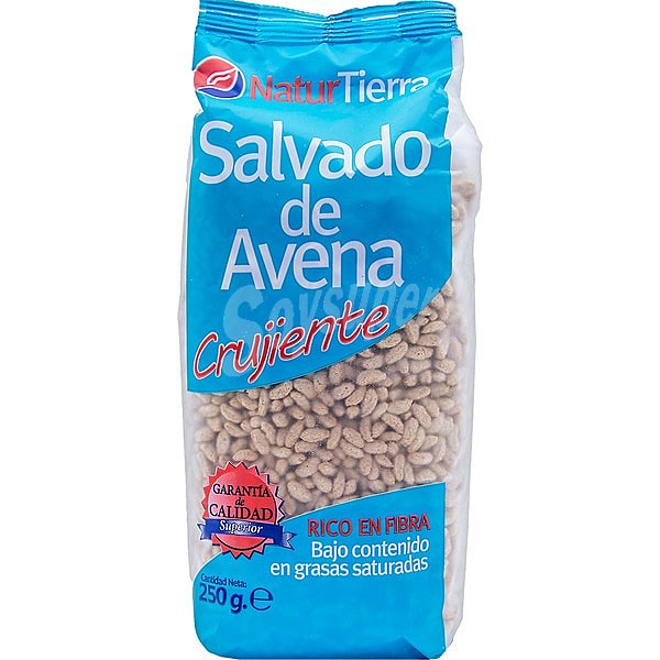 Salvado de avena crujiente