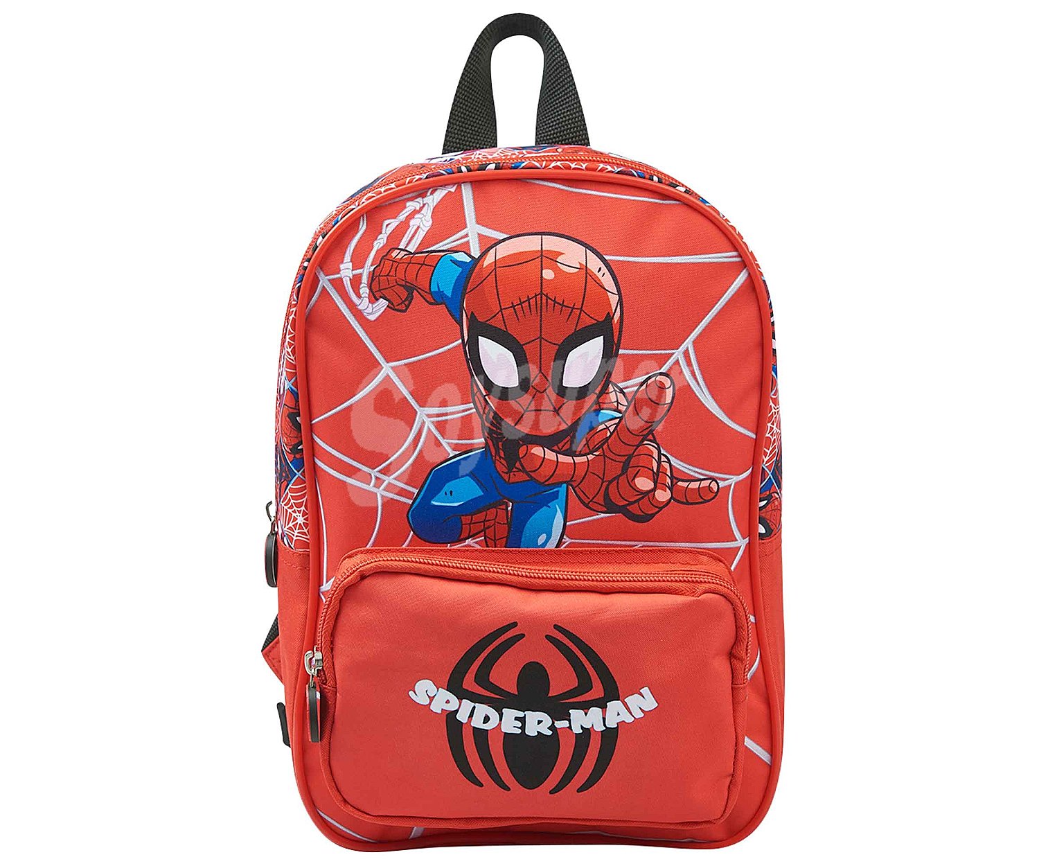 Mochila infantil escolar con 2 grandes compartimentos + bolsillo frontal,