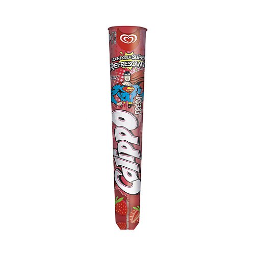 Calippo Helado de agua con sabor a sorbete de fresa calippo de Frigo