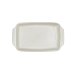 Fuente rectangular gres 30x18x5,5 cm - Crema