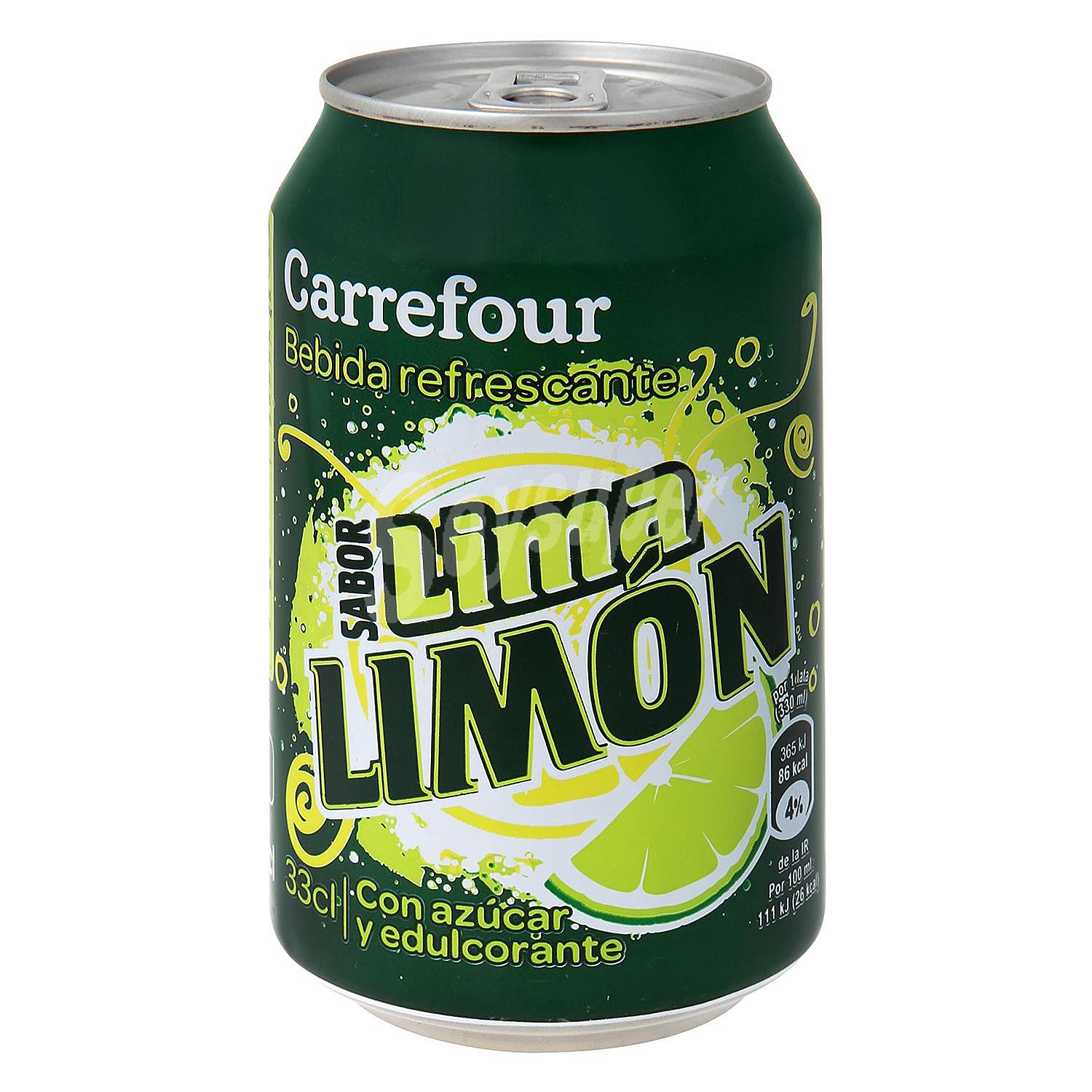 Refresco de lima-limón con gas