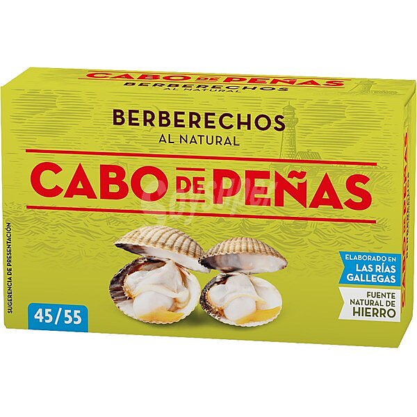 Berberechos pequeños al natural