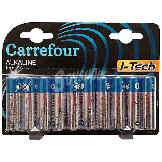 Pilas Alcalinas i-tech Carrefour Lr06 (aa)