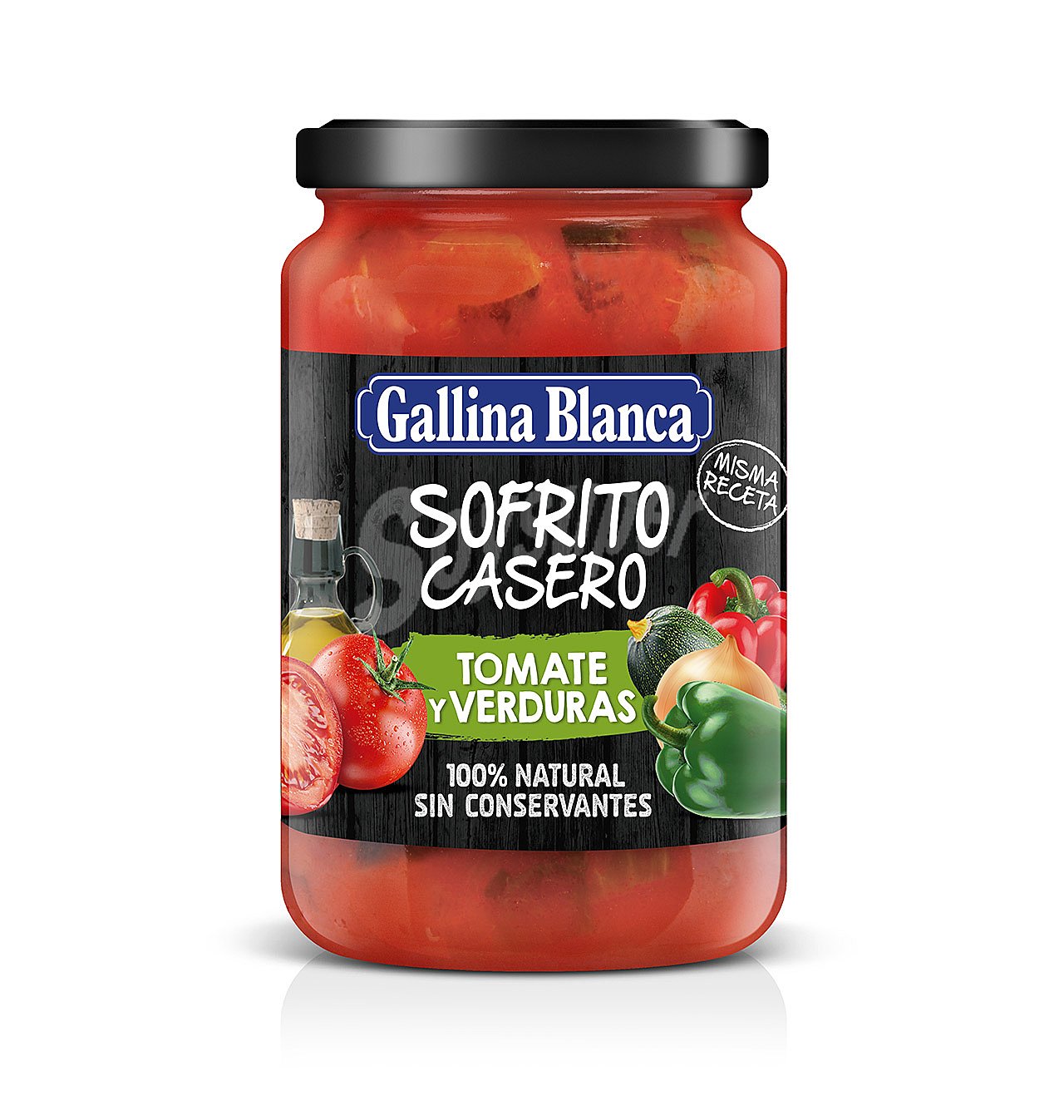 Sofrito gallina blanca tomate y verduras