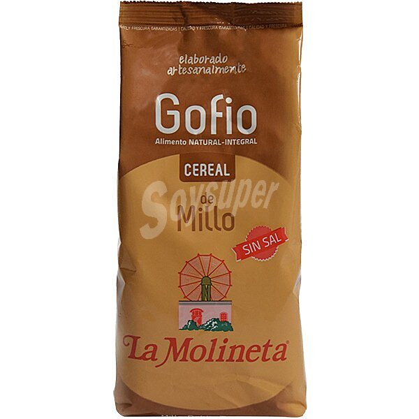 gofio de millo de régimen doble tueste sin sal 