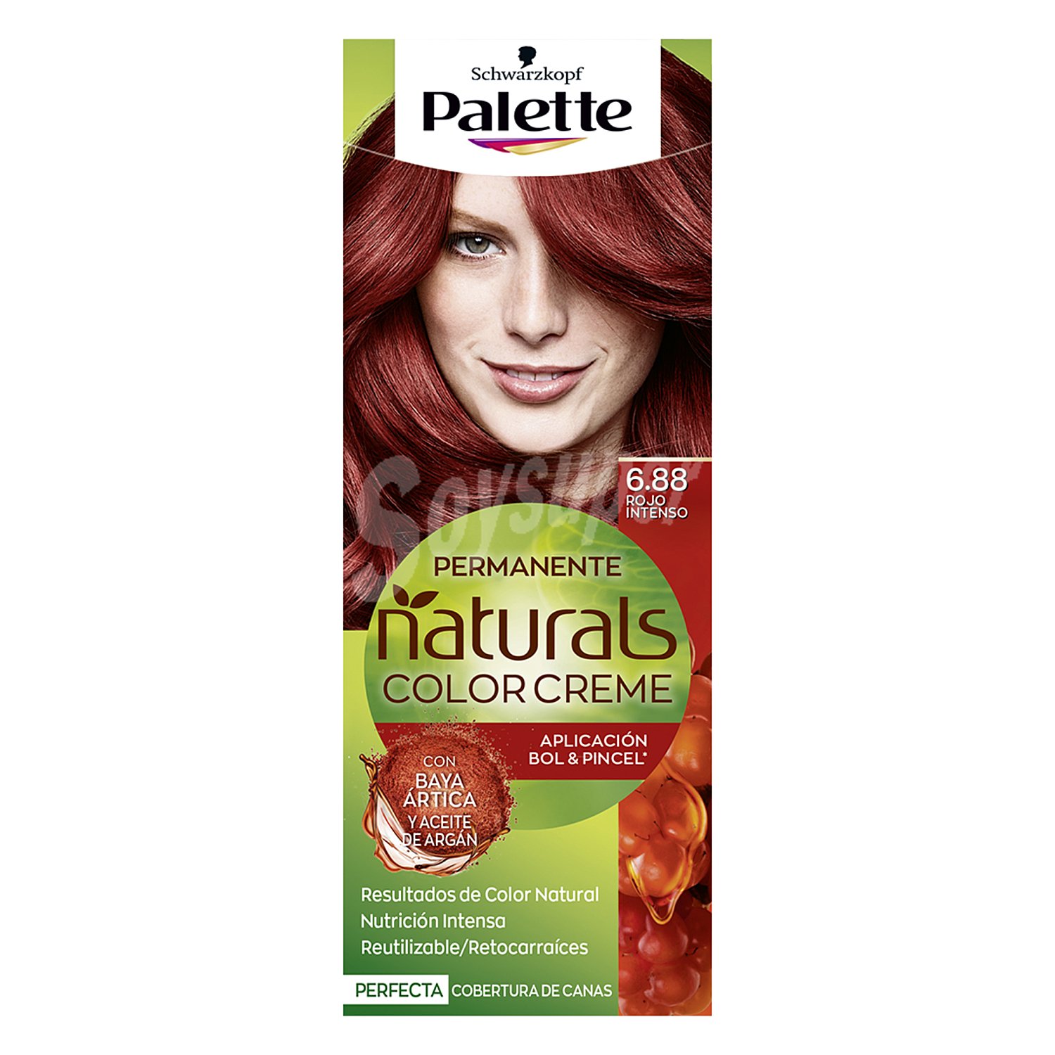 Naturals creme tinte Rojo Intenso Nº 6.88 caja 1 ud