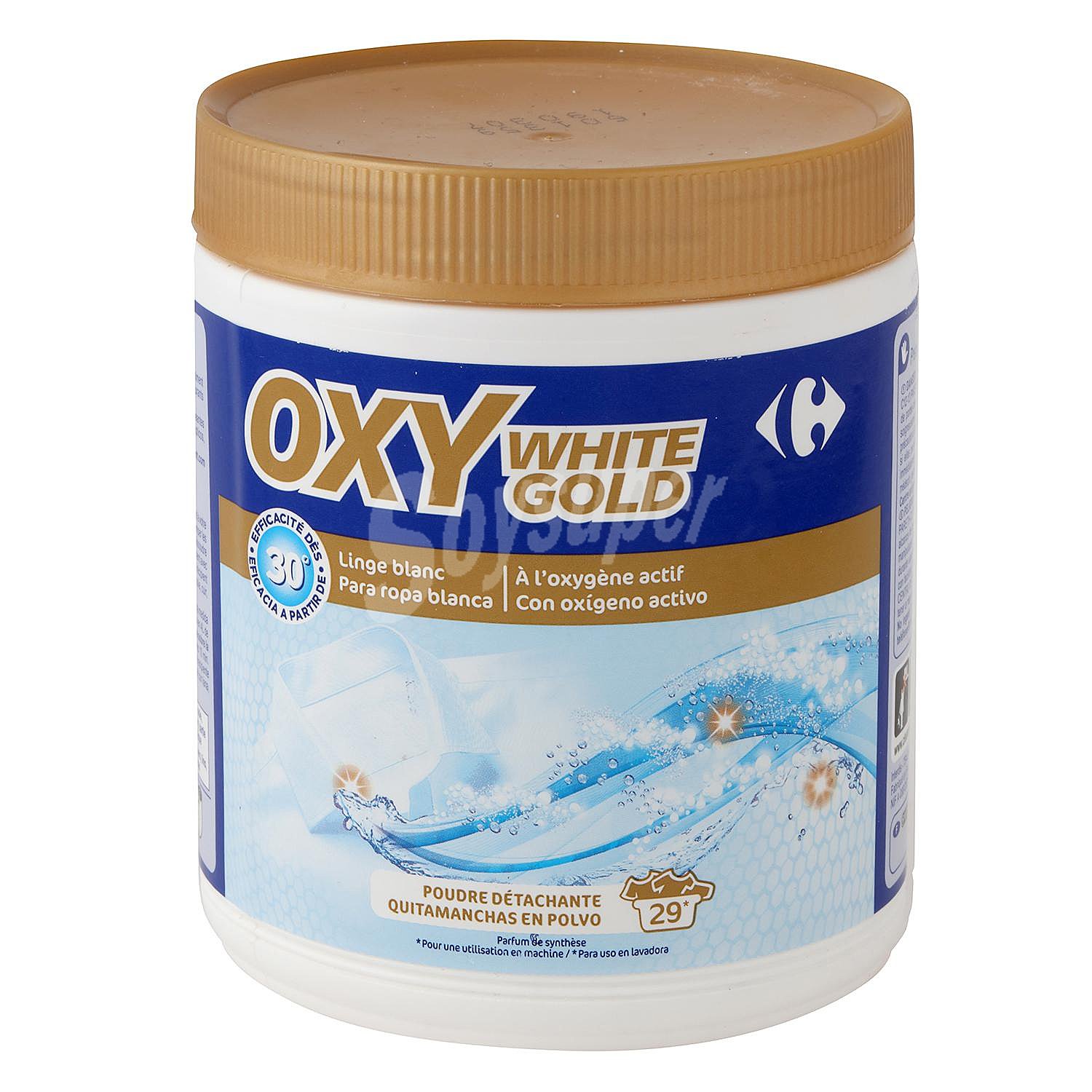 Quitamanchas en polvo Oxy White Gold