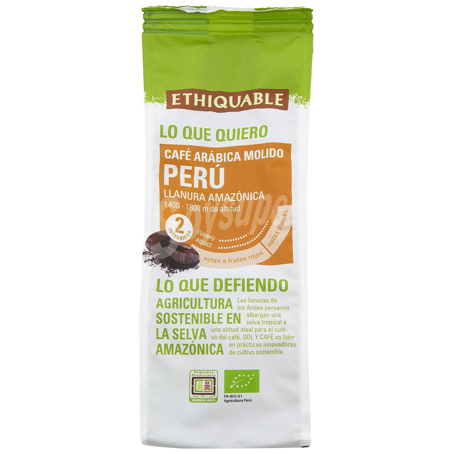 Café molido de Perú oro verde bio