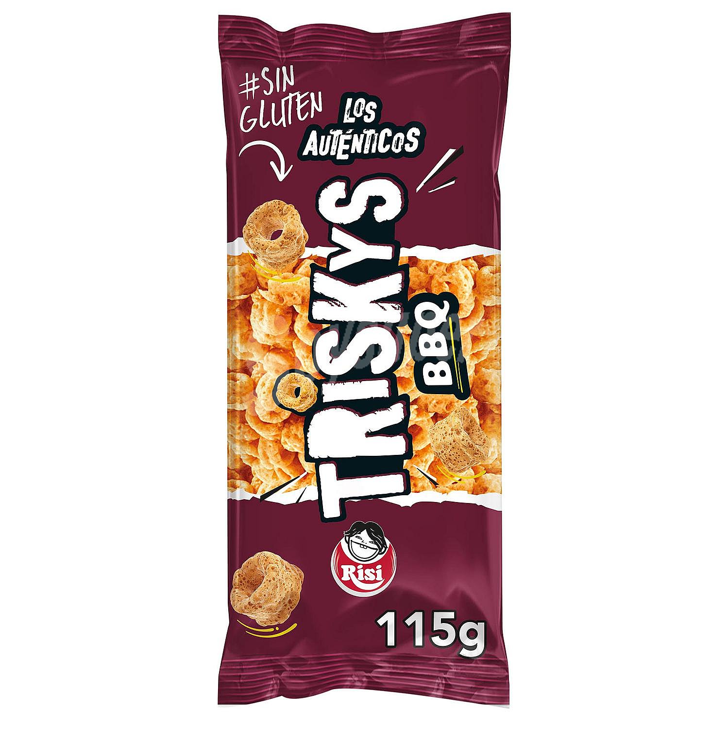 Triskys BBQ snack sabor Sin Gluten