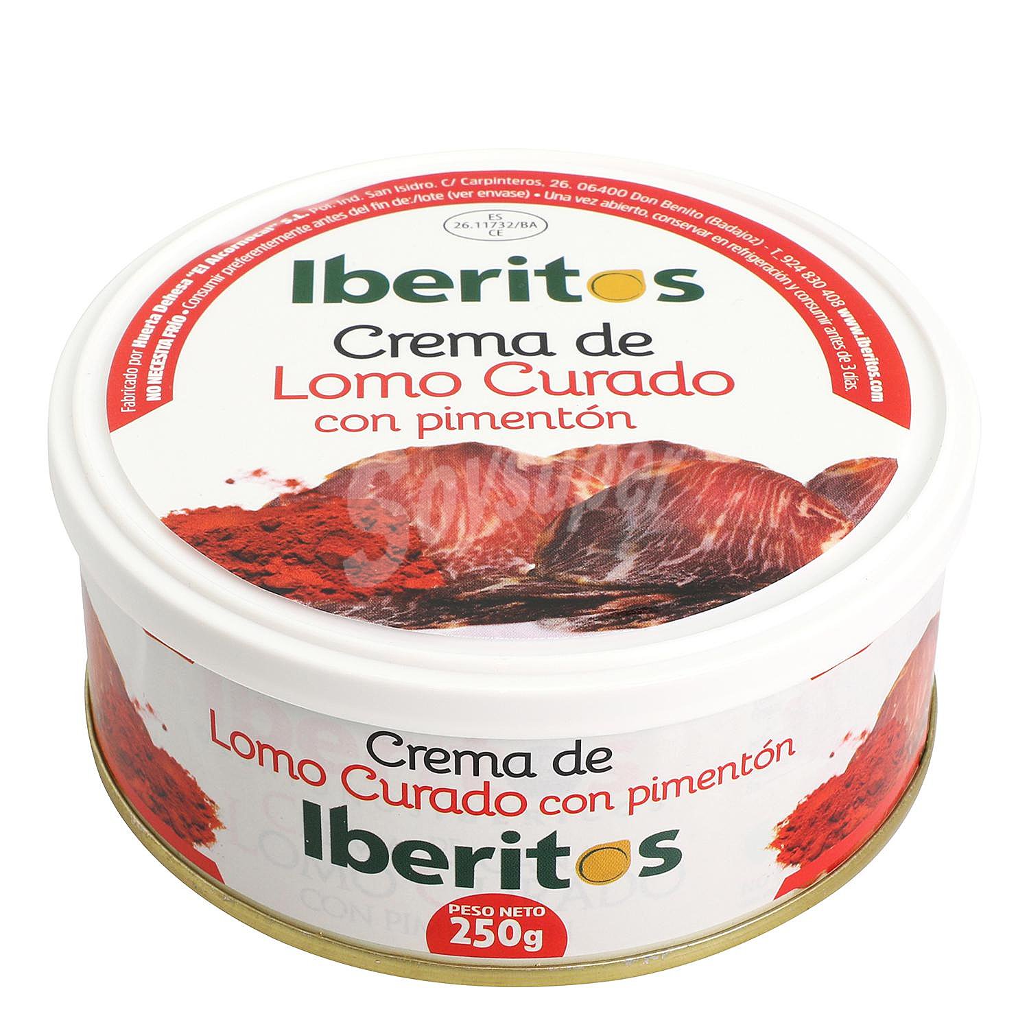 Crema de lomo curado con pimentón