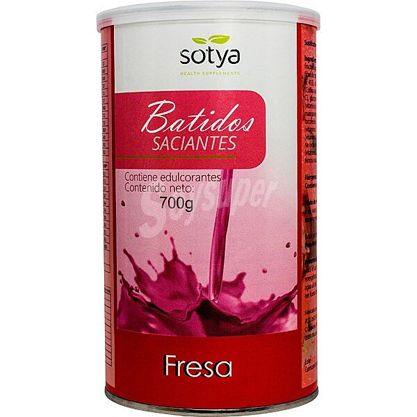 Batido saciante de fresa