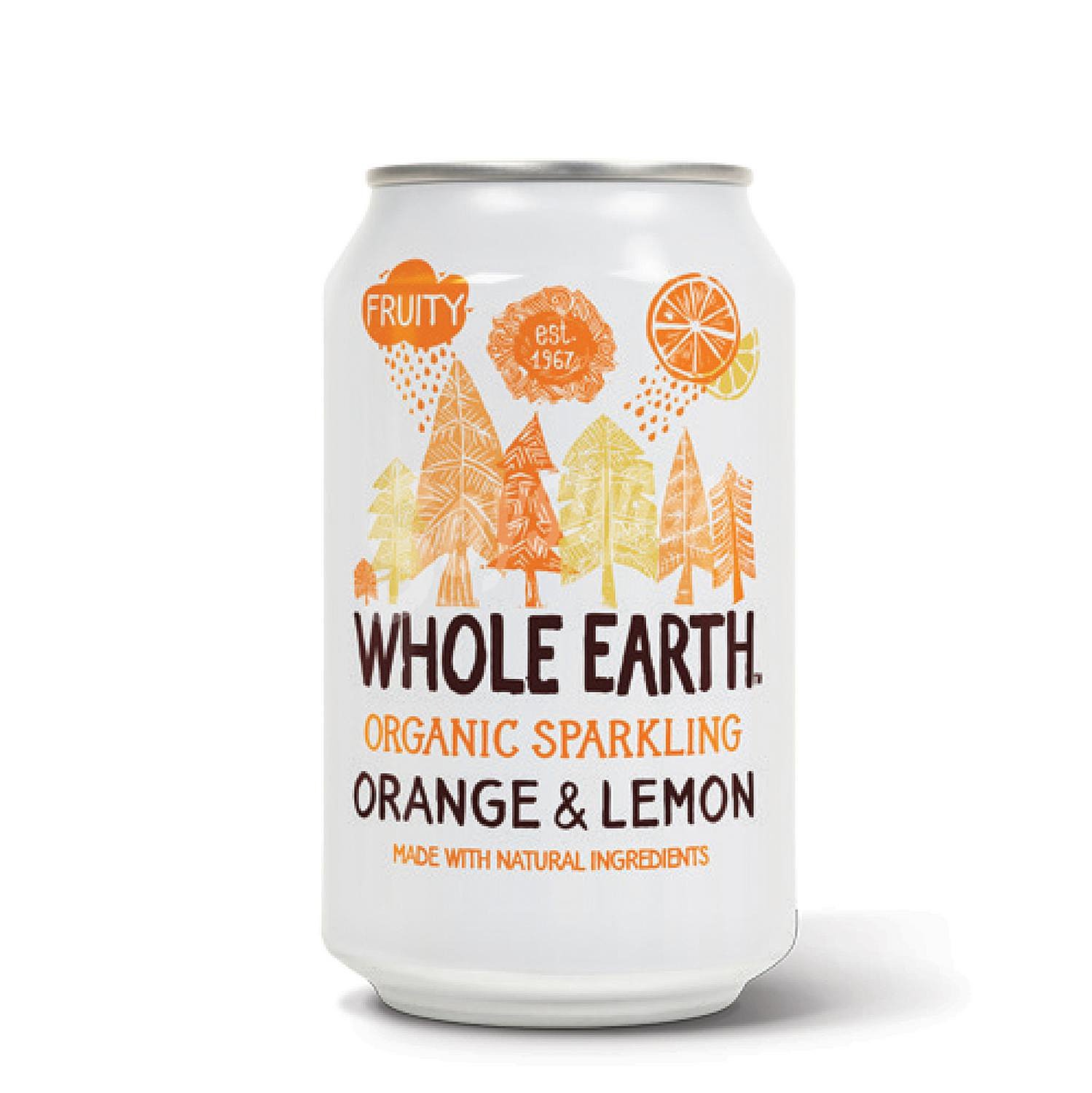 Whole Earth de naranja-limón ecológico