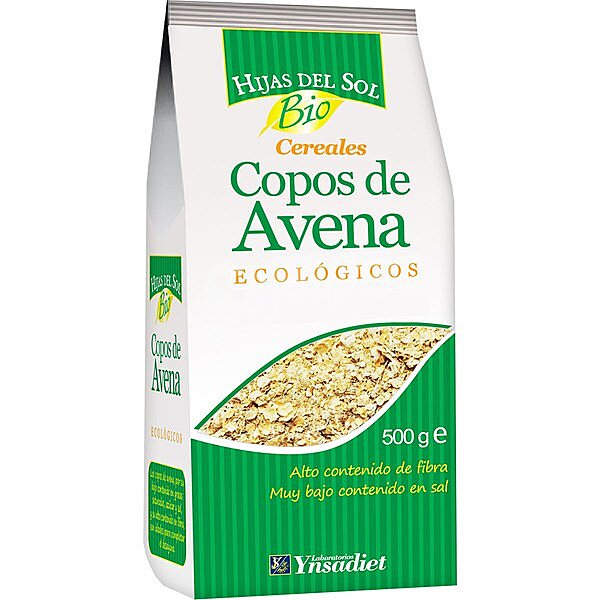 Bio copos de avena ecológicos