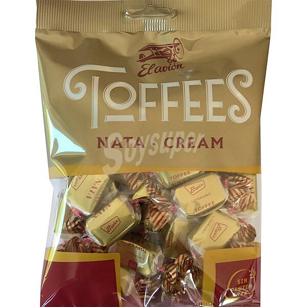 Caramelos blandos de toffee con nata bolsa 150 g