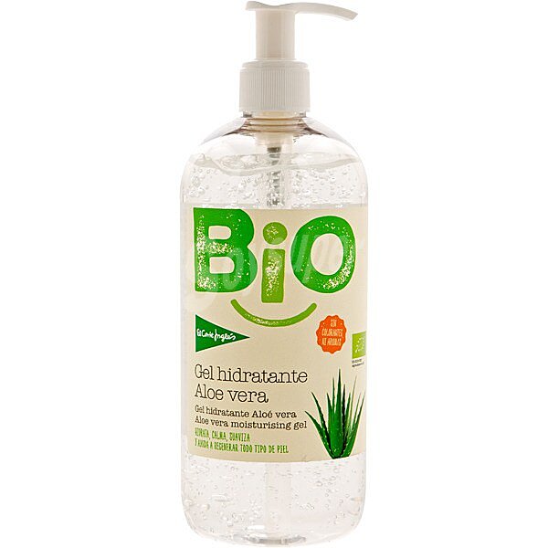 gel hidratante de aloe vera para todo tipo de piel ecológico