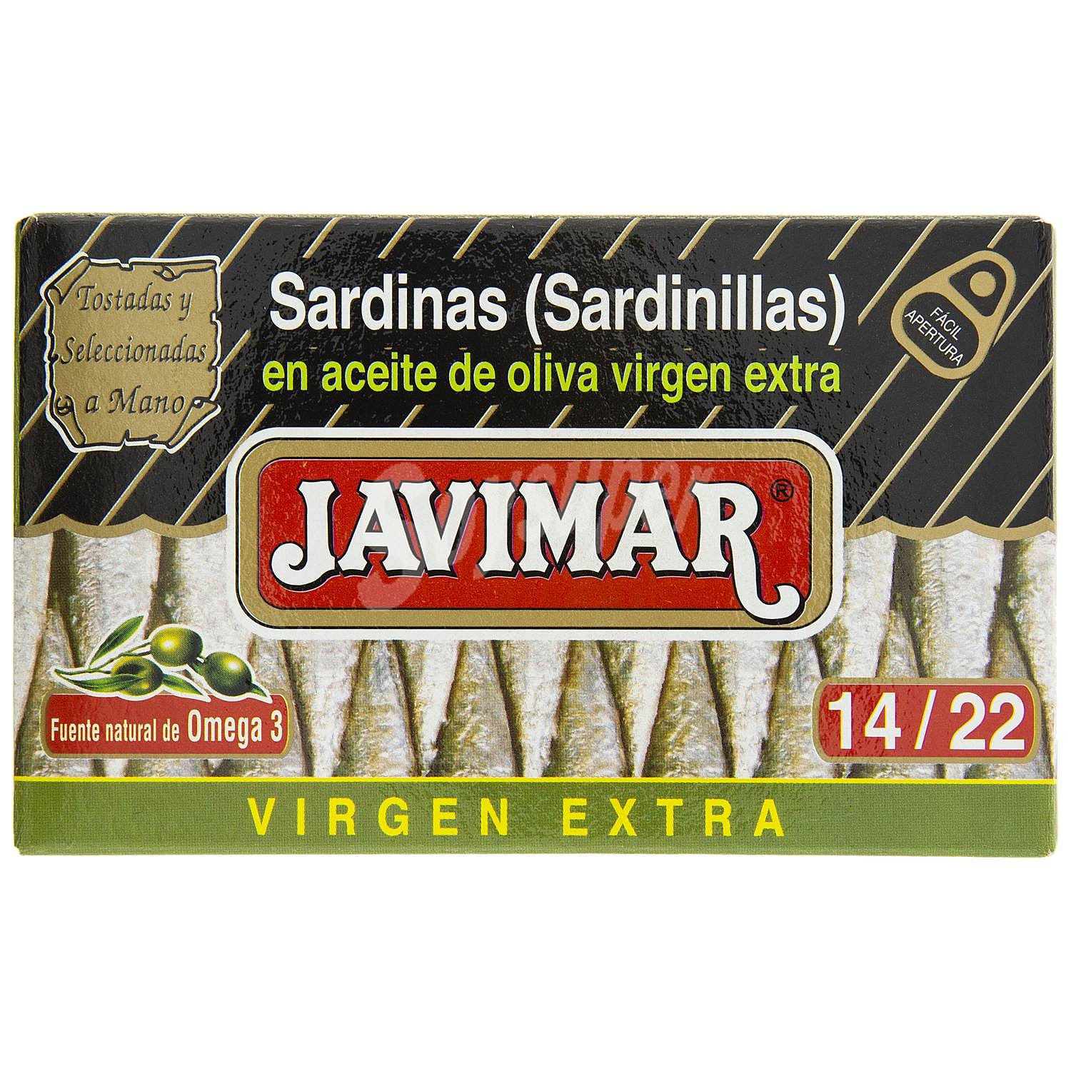 Sardinillas en aceite de oliva virgen extra