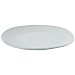 Plato llano de porcelana blanca, 26cm, actuel.