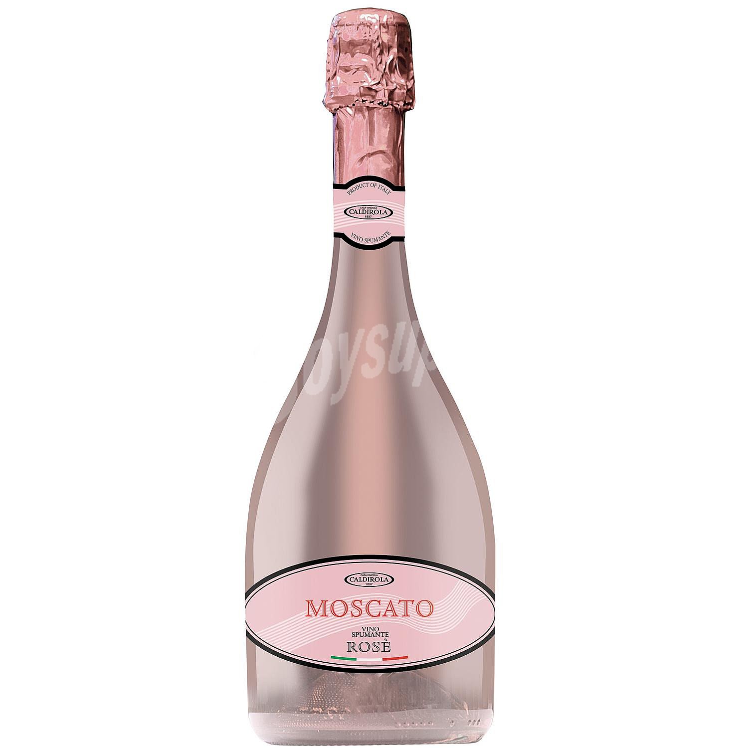 Vino rosado moscato de Italia