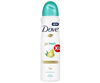 Desodorante en spray para mujer con 1/4 de crema hidratante go fresh