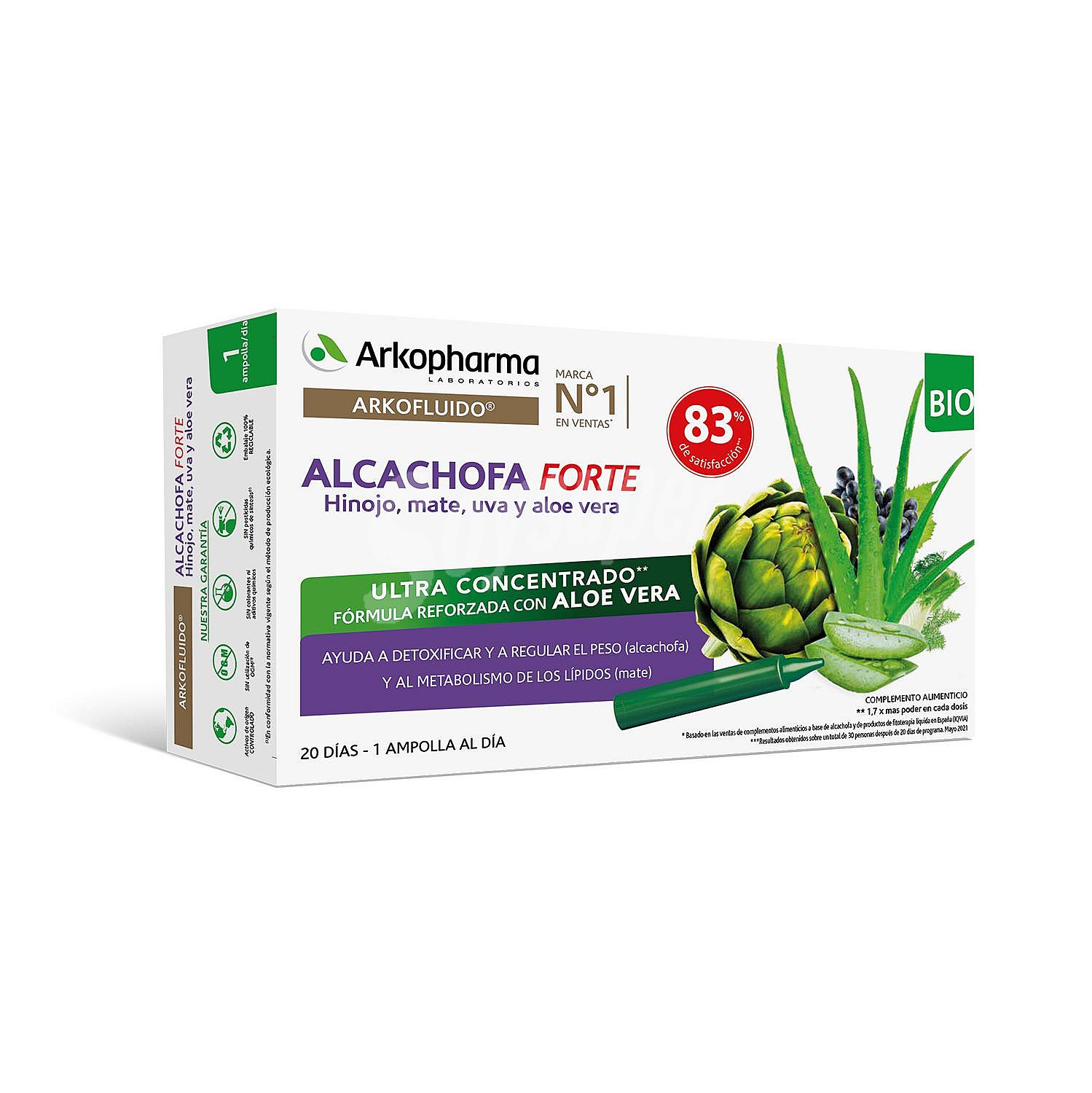 Arkopharma Complemento alimenticio a base de extractos vegetales, en prácticas ampollas arkopharma Arkofluido