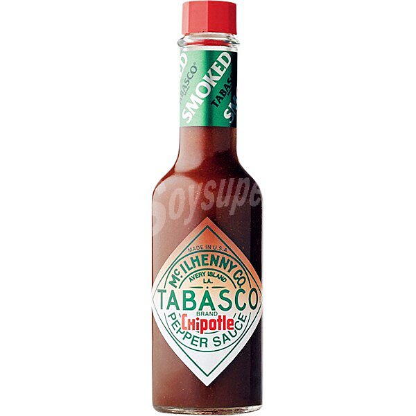 salsa de tabasco Chipotle ahumado