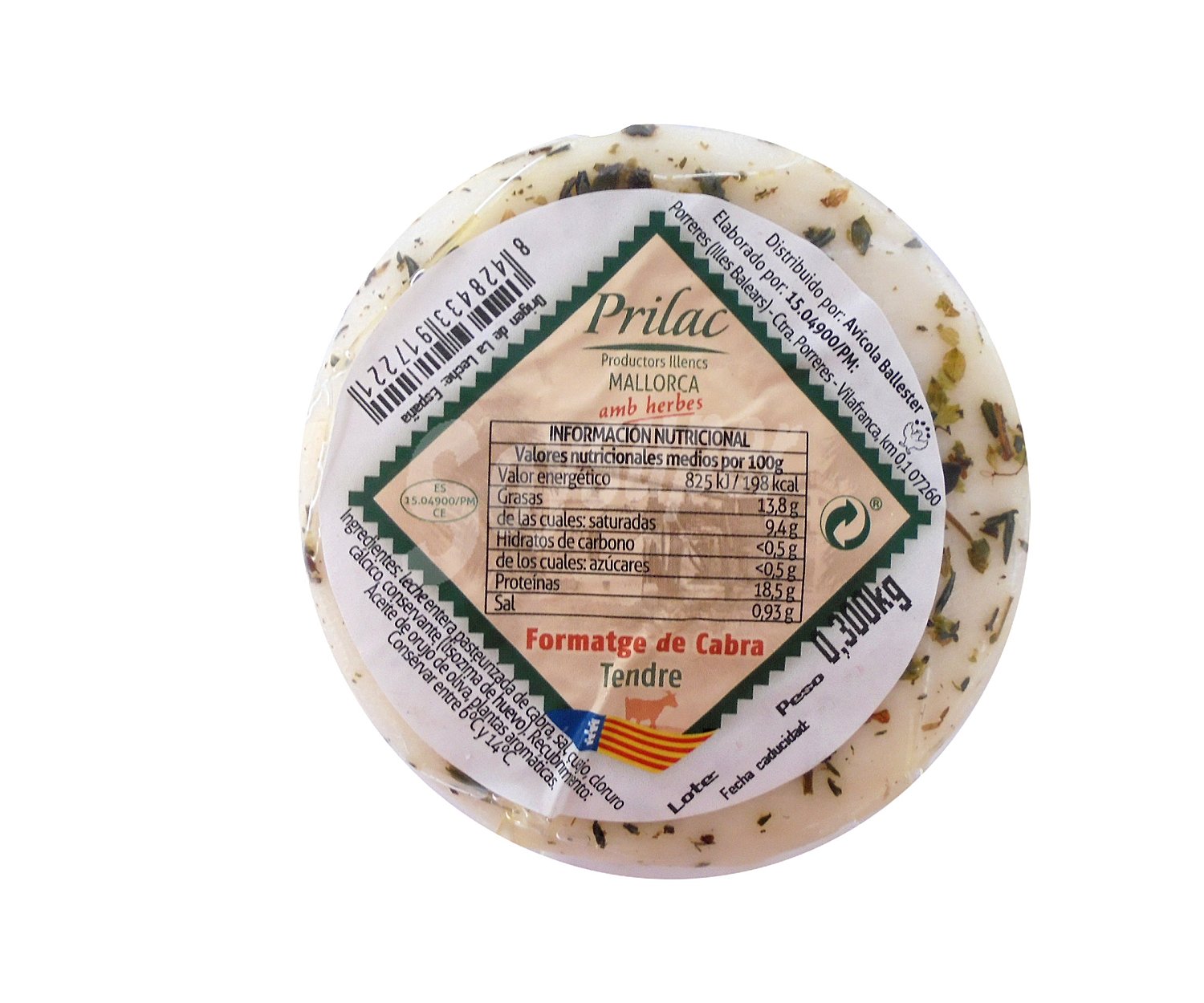 Queso de cabra con hierbas