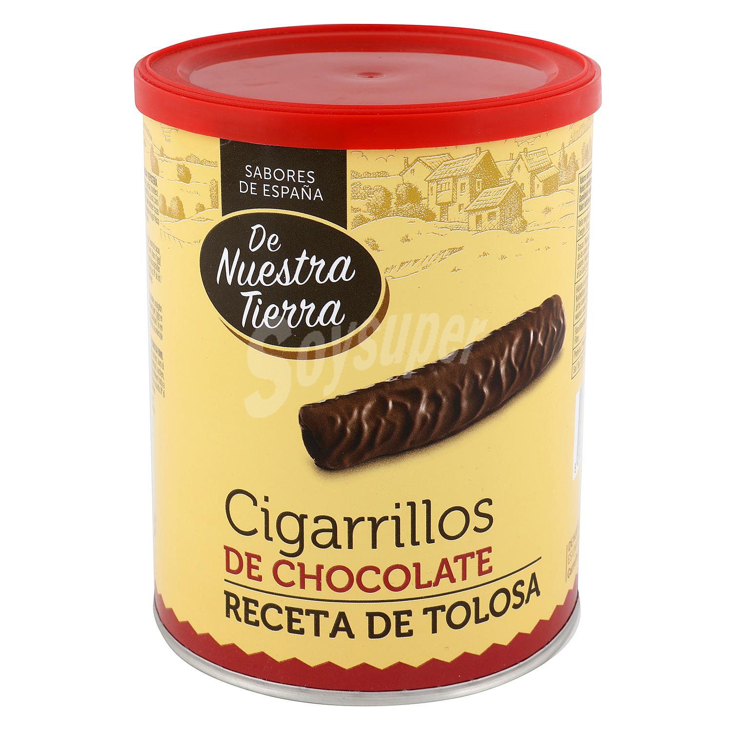 Cigarrillos de Tolosa de chocolate De Nuestra Tierra