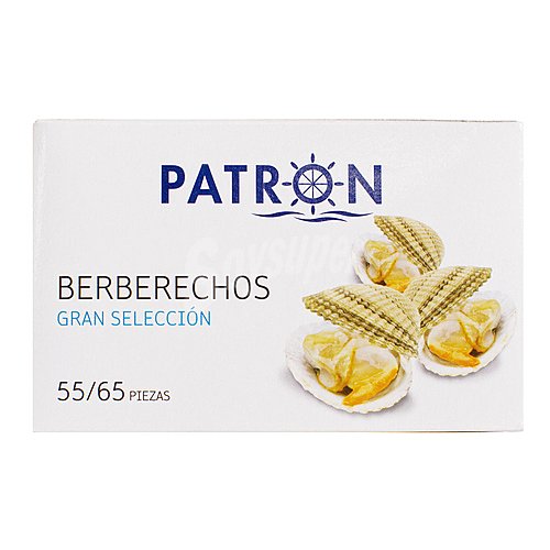 Patron Berberechos pequeños al natural patron