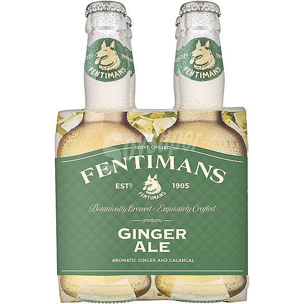 Refresco ginger ale pack 4x200 ml estuche 800 ml