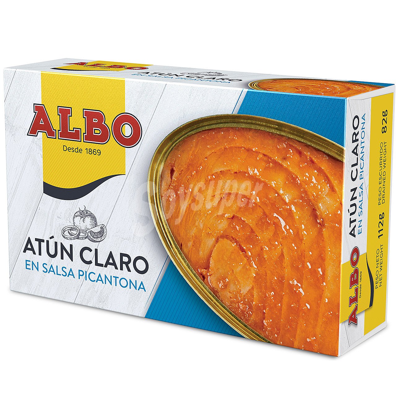 Atún claro salsa picante Albo