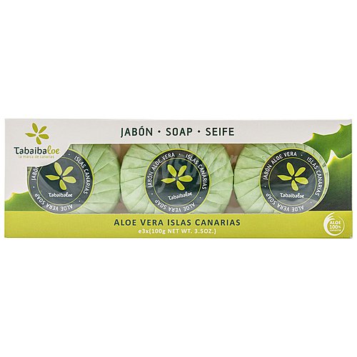 Tabaiba Pastilla de jabón para tocador con aloe vera de las Islas Canarias tabaiba