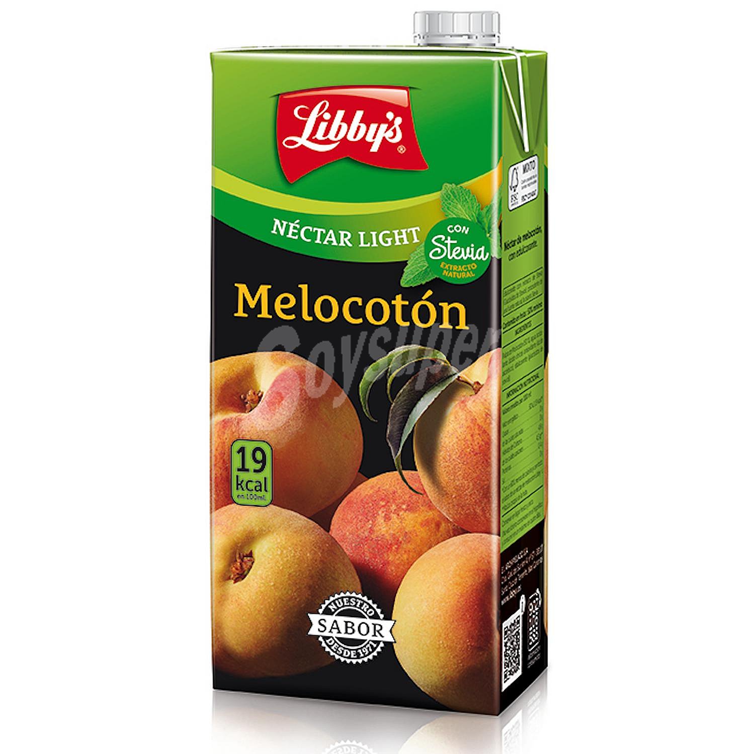 Néctar de melocotón light con stevia Libby's