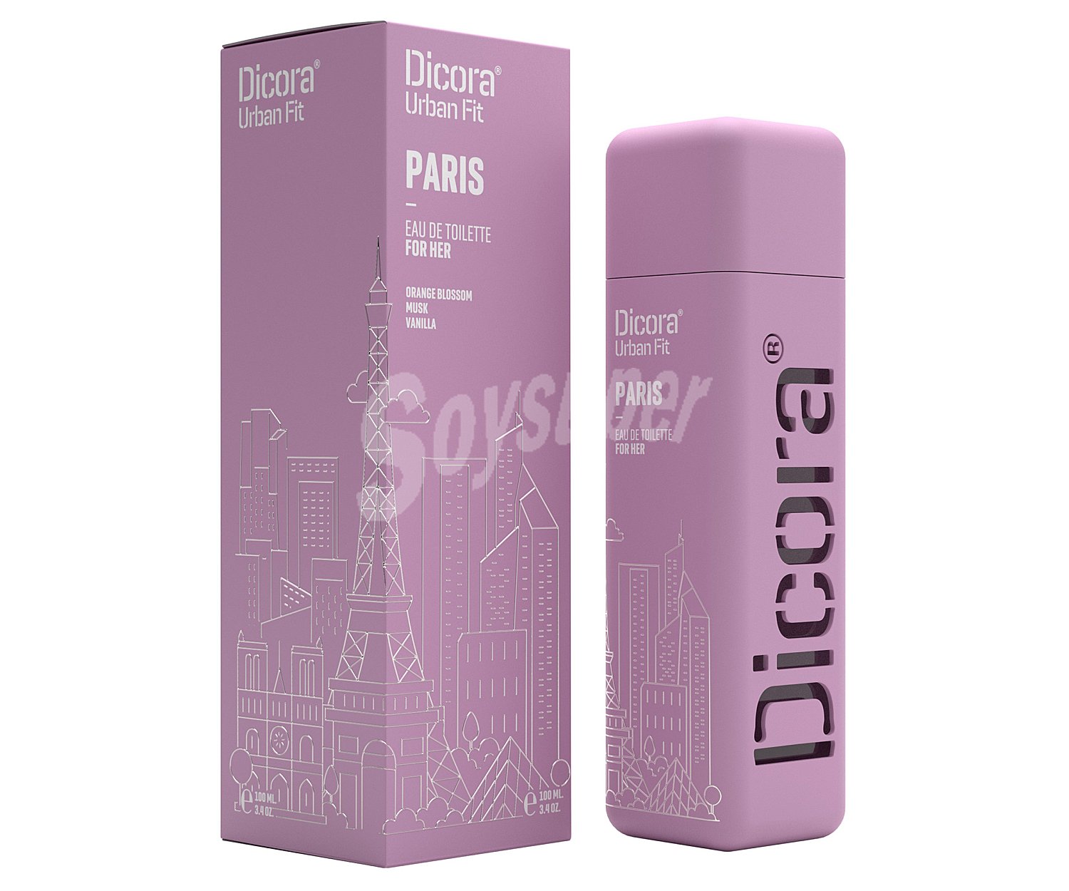 Eau de toilette para mujer con vaporizador en spray