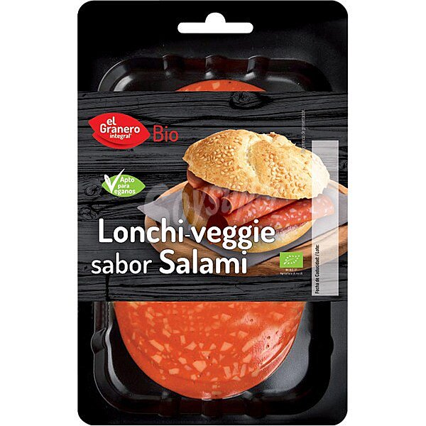 Bio Lonchi-Veggie lonchas sabor salami ecológicas apto para veganos