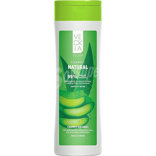 Champú Natural con aloe vera concentrado suaviza y nutre