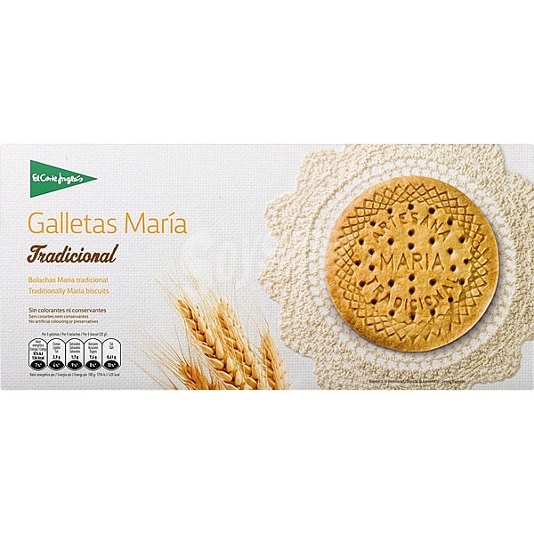 Galletas María tradicional artesana estuche 730 g