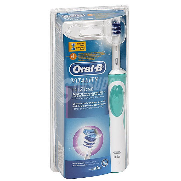 Oral-b Cepillo de dientes eléctrico con triple acción oral-b Vitality 100