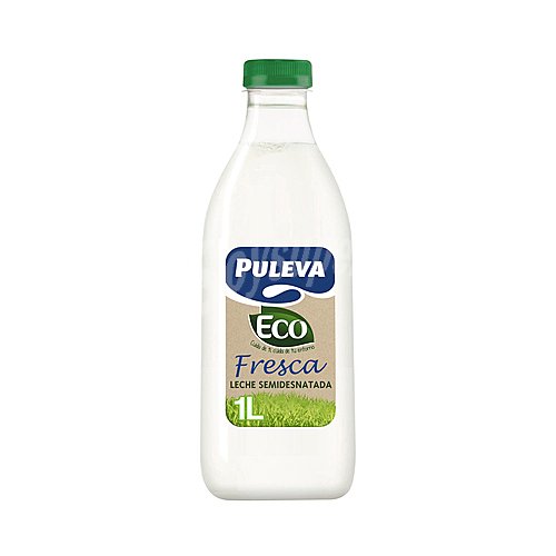 Puleva Leche fresca de vaca semidesnatada de origen ecológico puleva Eco