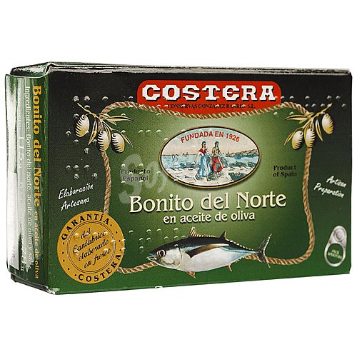 Costera Bonito del norte en aceite de oliva costera